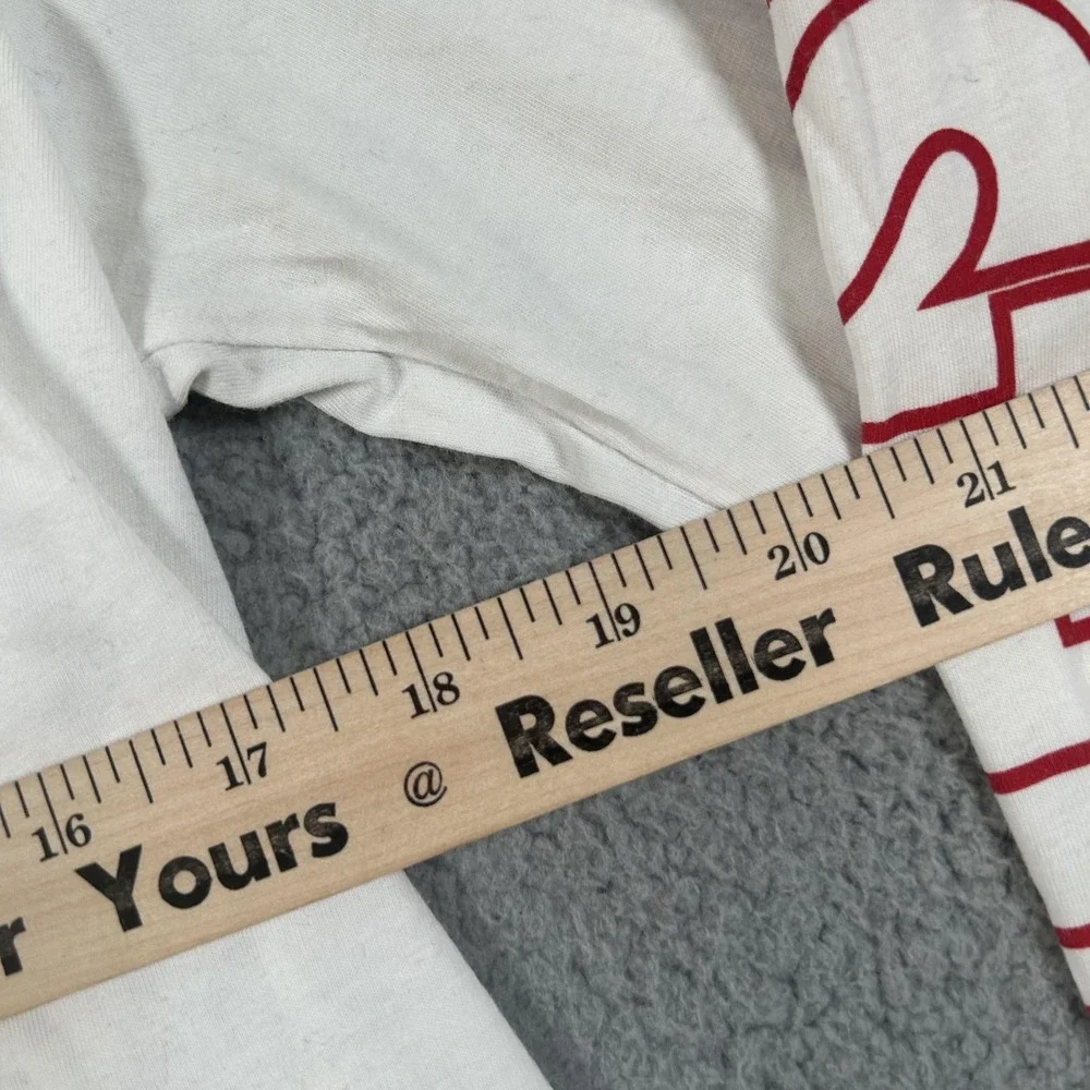 Nike Shirt Mens Medium‎ White Just Do It Long Sleeve Graphic Tee Tagless T-Shirt